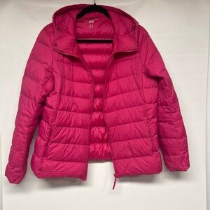 Uniqlo Pink Puffer Jacket